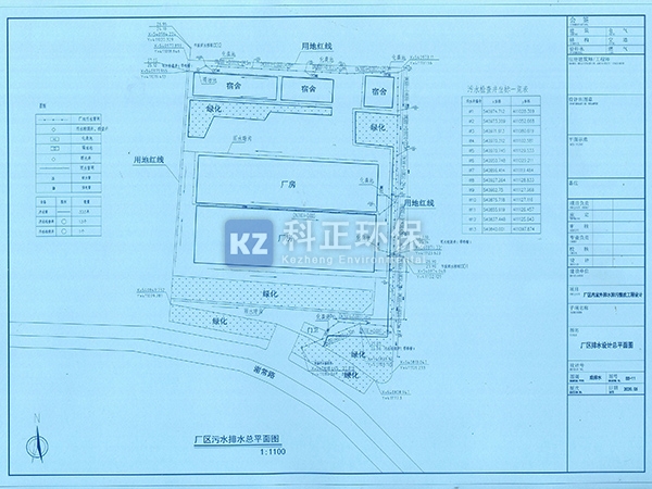 排水管网平面蓝图